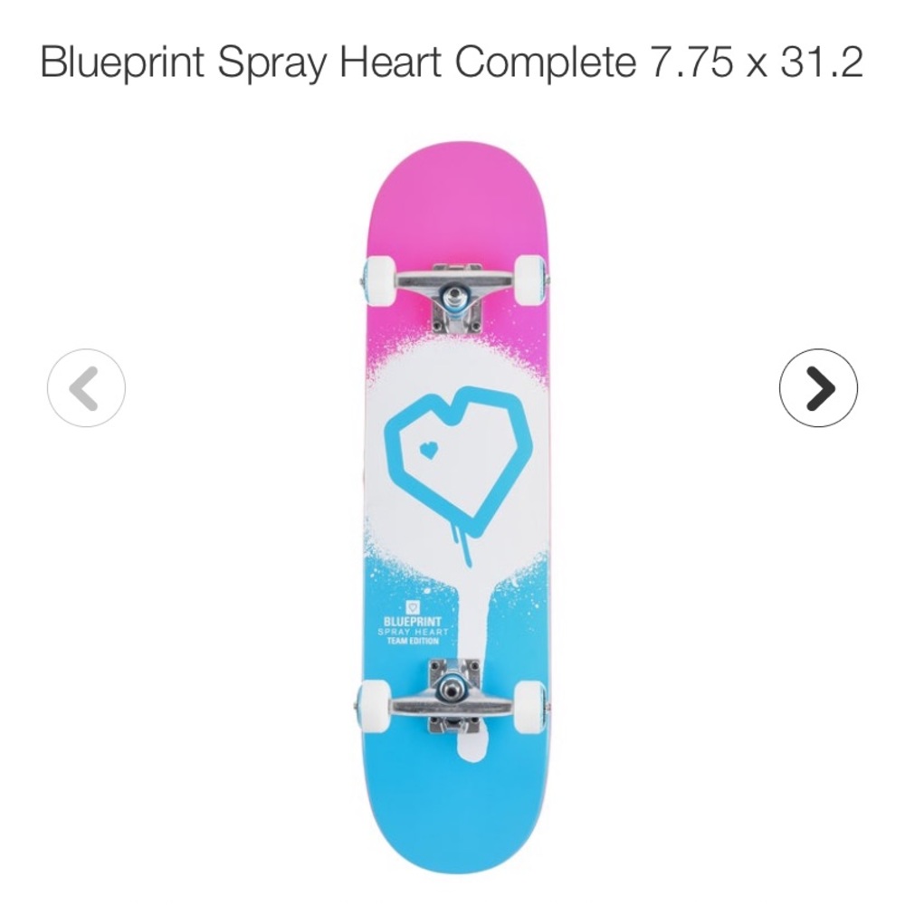 Complete blueprint skateboard